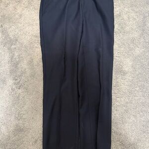 Charles Tyrwhitt Dress Pants Mens 36x38 Navy 100%Wool Slim Fit Flat Front Slacks